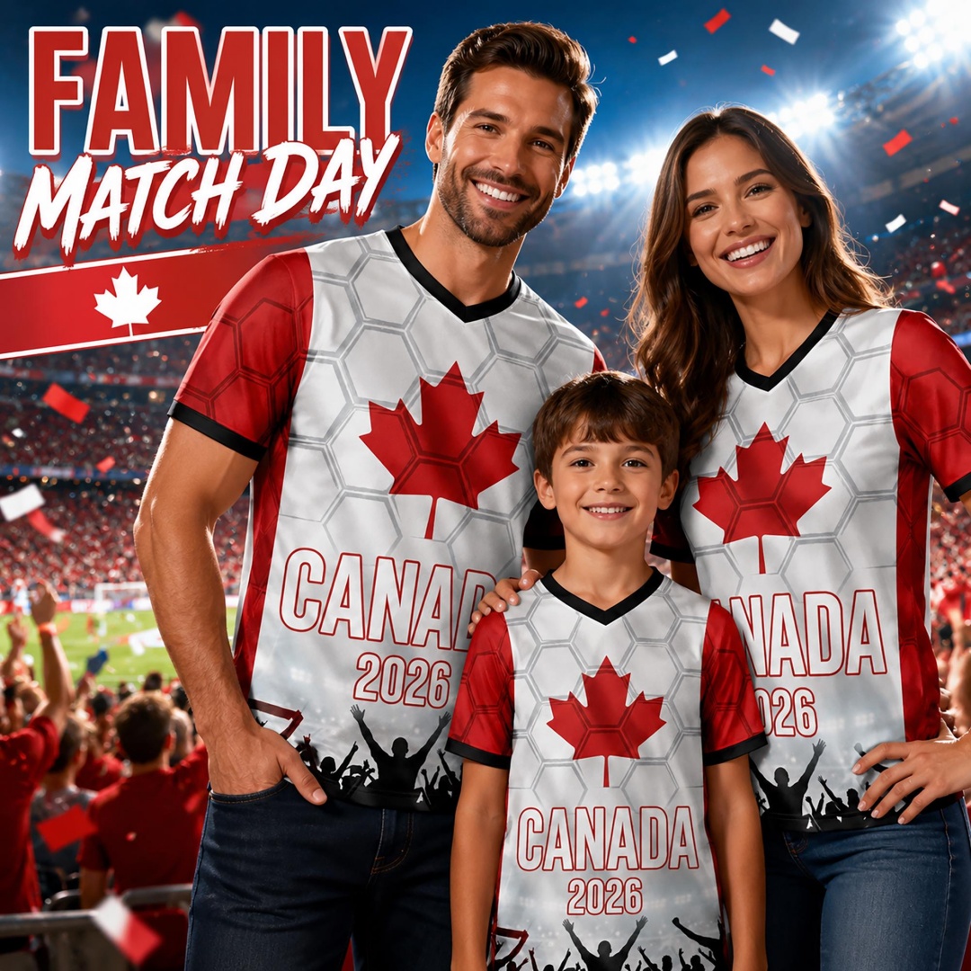 Summer Clothing Canada - قميص منتخب كندا لكرة القدم 2026،