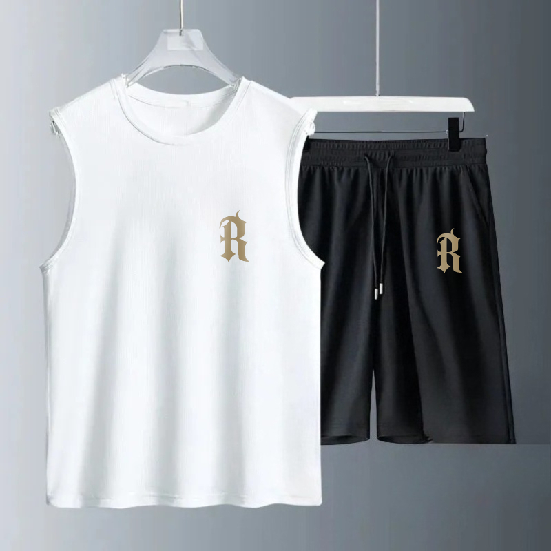Summer Clothing Tops - مجموعات قمصان رجالية بدون أكمام لصيف