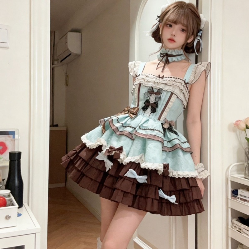 Summer Japanese Clothing - طقم فستان ياباني لطيف على طراز