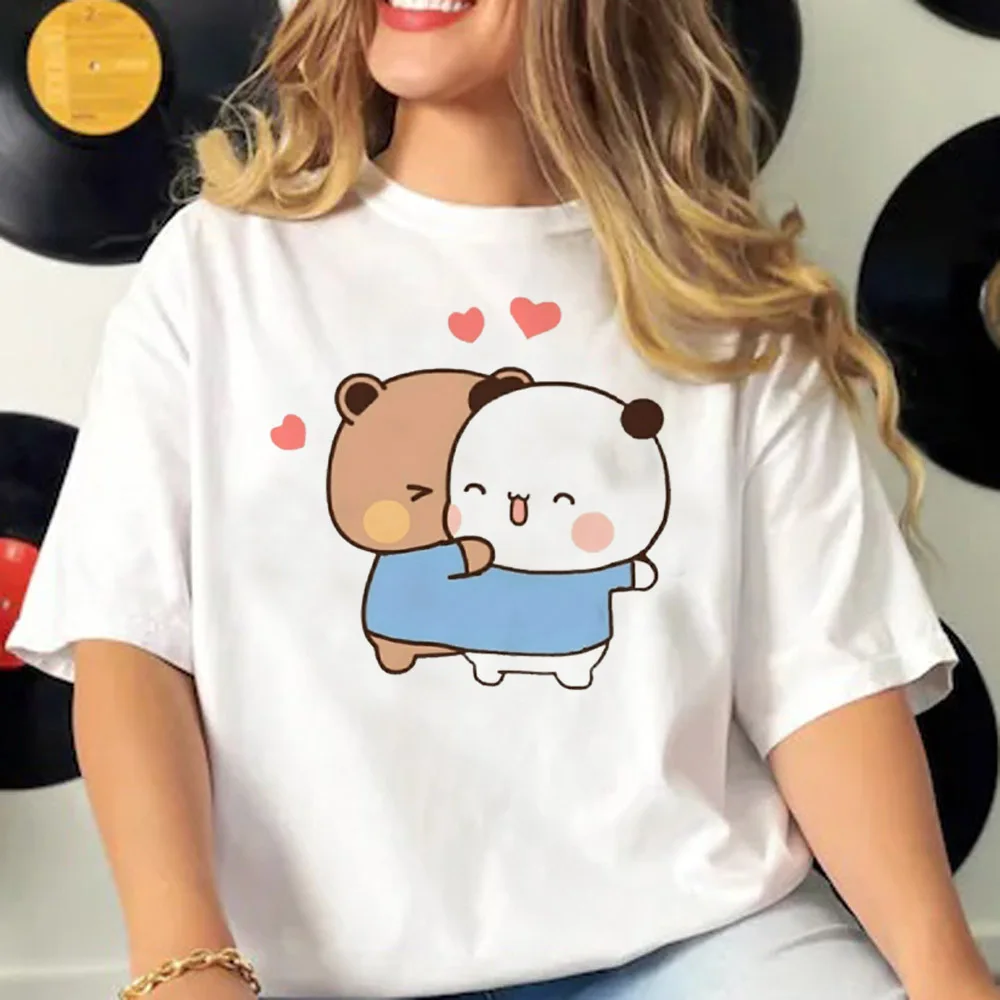 Summer Japanese Clothing - تي شيرت بوبو ودودو للسيدات، تي