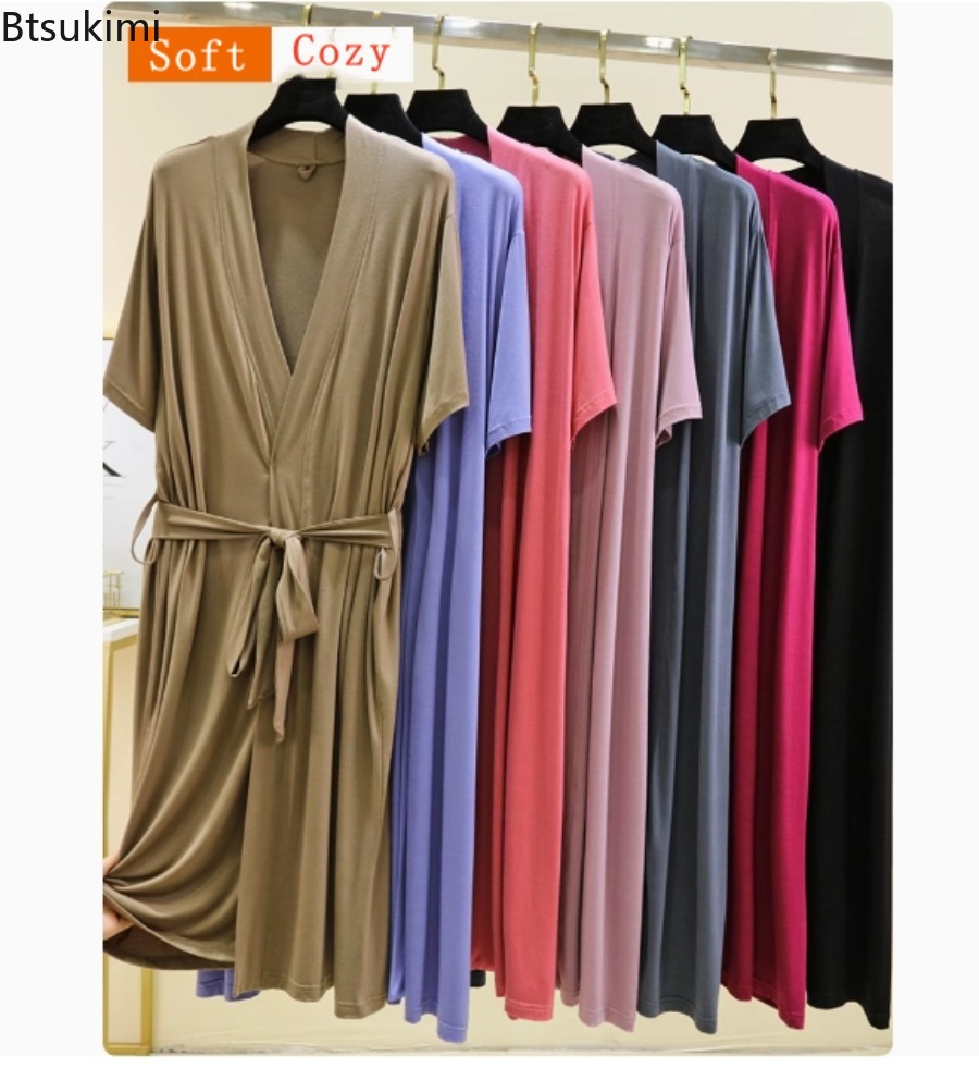 Summer House Clothing - رداء مشروط ناعم للنساء صيفي رقيق