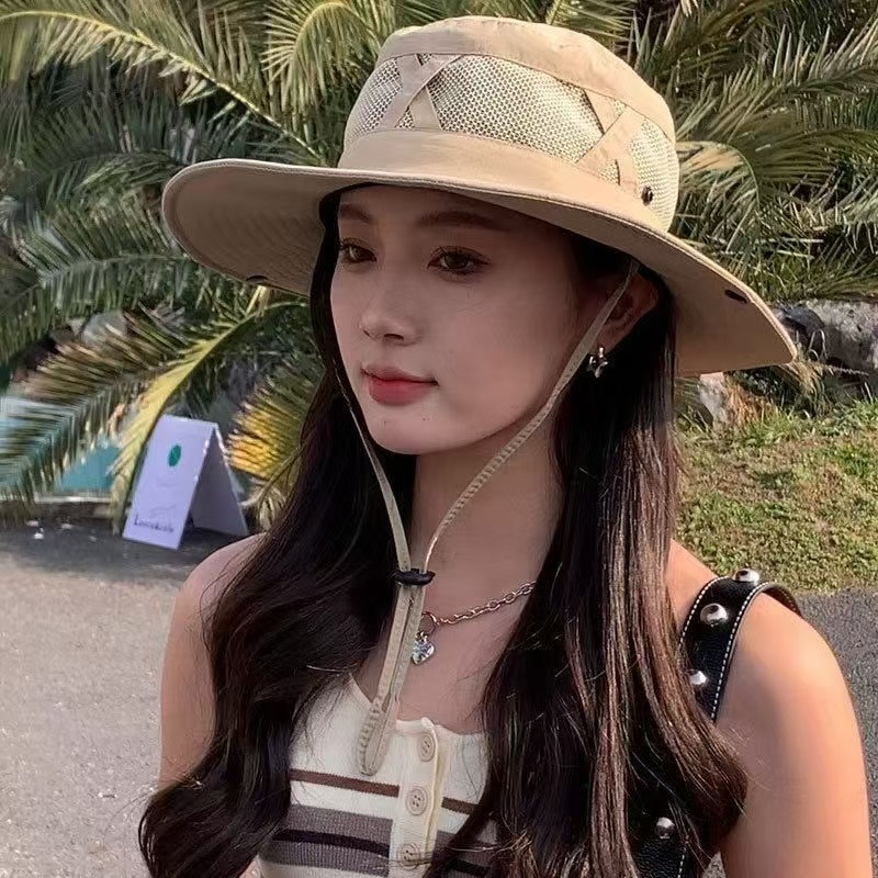 Sun Hat Wide Brim - قبعة صيفية للرجال بحافة عريضة للحماية