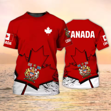 Summer Clothing Canada - تي شيرتات كندا بطبعة ثلاثية الأبعاد