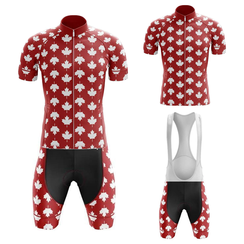 Summer Clothing Canada - كندا ركوب الدراجات جيرسي مجموعة للرجال