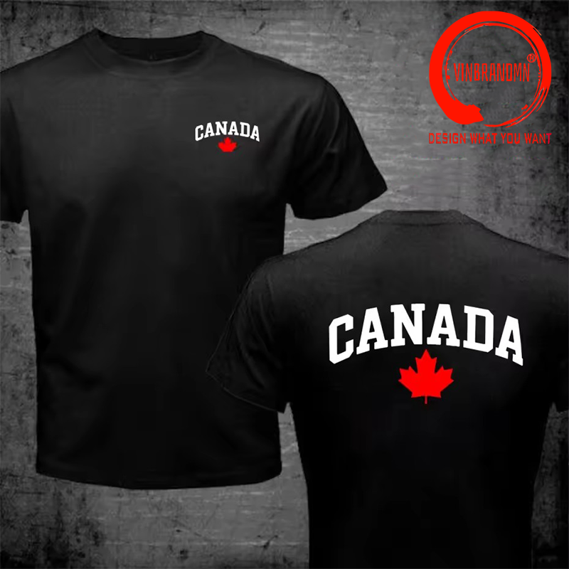 Summer Clothing Canada - تي شيرت كندي بتصميم عصري مطبوع،