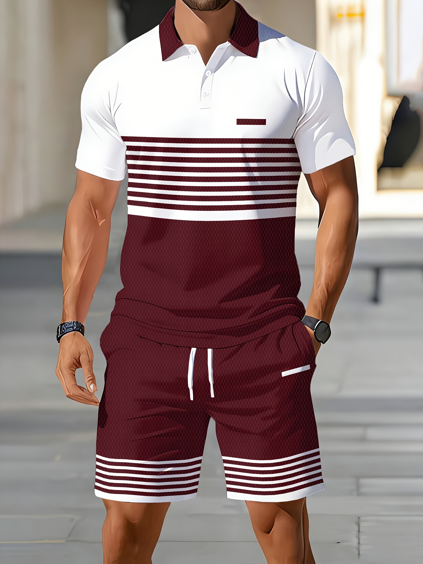 طقم بولو رجالي صيفي 2026 - بنم - مراجعة Summer Clothing Patterns وسعره