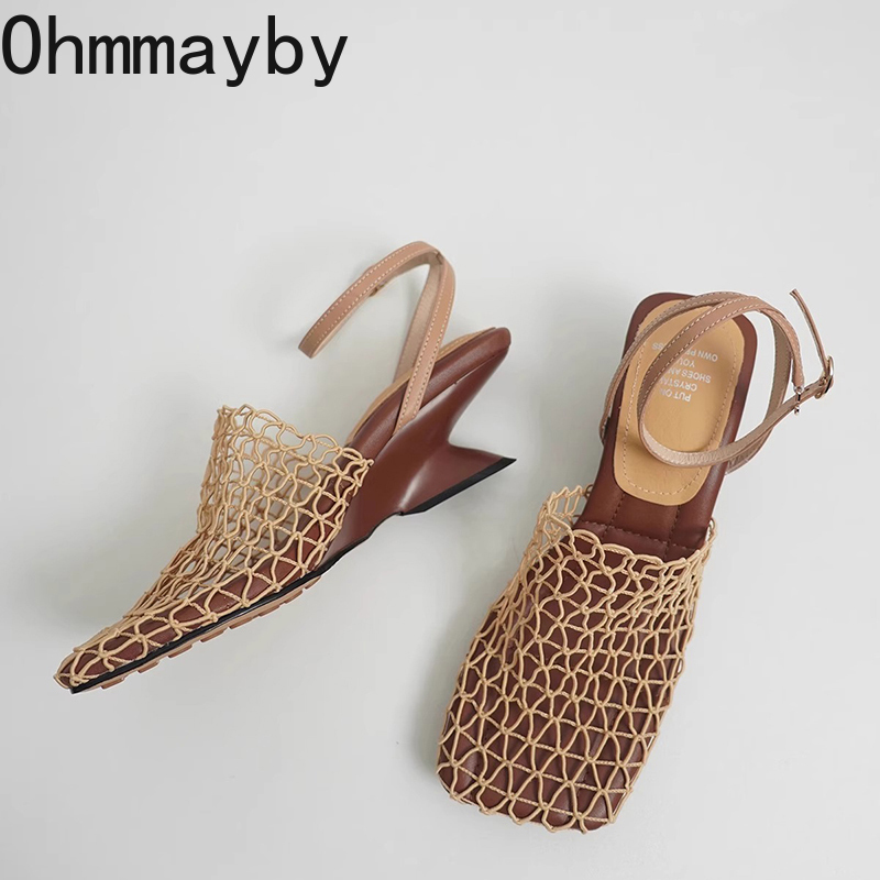 صنادل نسائية فاخرة بتصميم مفرغ - مراجعة Summer Clothing Dress وسعره