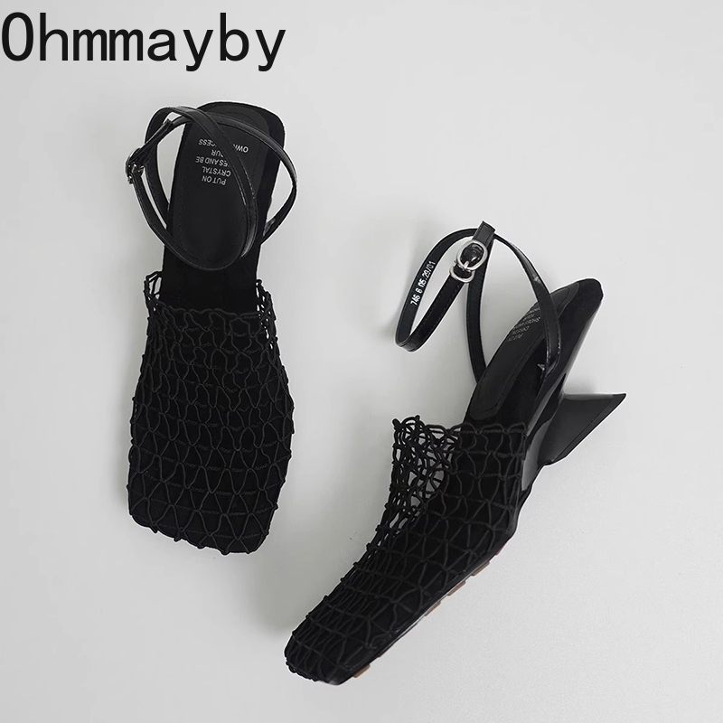 صنادل نسائية فاخرة بتصميم مفرغ - مراجعة Summer Clothing Dress وسعره