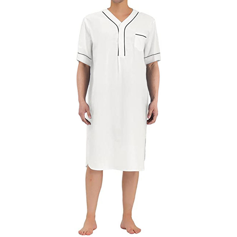 قميص نوم رقيق بأكمام قصيرة للر - مراجعة Summer House Clothing وسعره