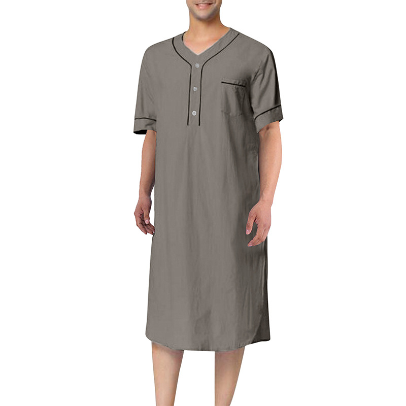 قميص نوم رقيق بأكمام قصيرة للر - مراجعة Summer House Clothing وسعره