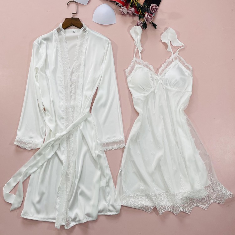2 قطعة نايتي و رداء دعوى الحري - مراجعة Summer House Clothing وسعره