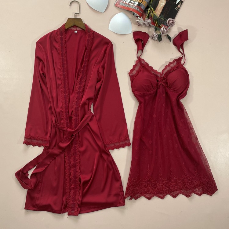 2 قطعة نايتي و رداء دعوى الحري - مراجعة Summer House Clothing وسعره