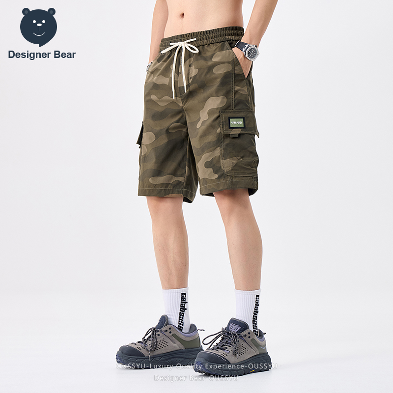 شورتات كارجو رجالية صيفية مموه - مراجعة Summer Clothing Brands وسعره
