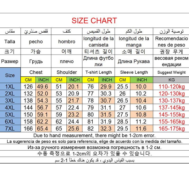 الرجال حجم كبير تي شيرت 5XL 6X - مراجعة Summer Clothing Plus Size وسعره