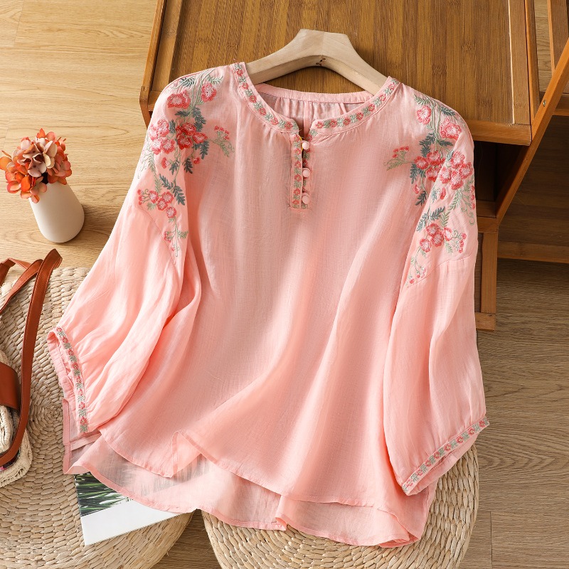 النمط الصيني الملابس النسائية  - مراجعة Summer Linen Clothing For Women وسعره