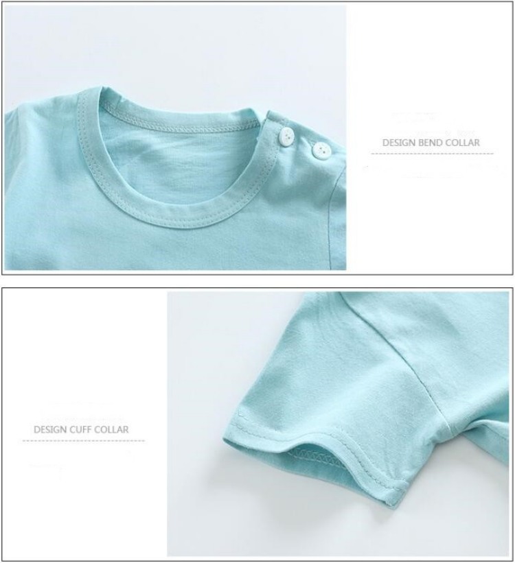القطن تيز + السراويل 2 قطعة طق - مراجعة Summer Clothing Toddler وسعره
