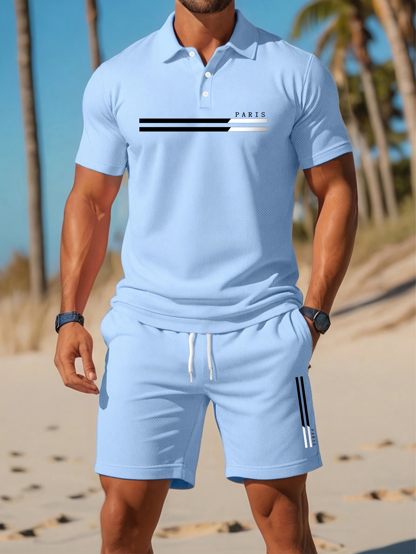 طقم بولو رجالي صيفي 2026 - بنم - مراجعة Summer Clothing Patterns وسعره