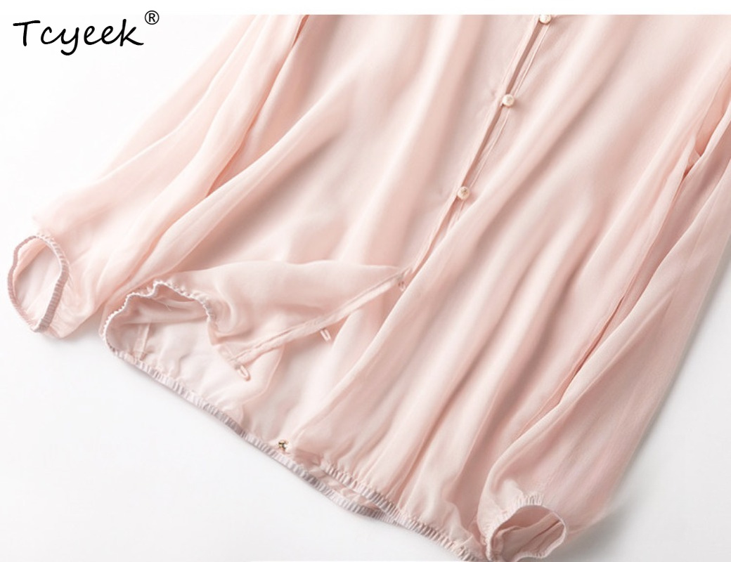 قميص نسائي من الحرير الطبيعي 1 - مراجعة Summer Clothing Tops وسعره