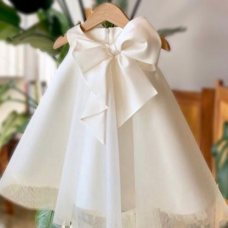 فستان بناتي صيفي بفيونكة كبيرة - مراجعة Summer Clothing Toddler وسعره