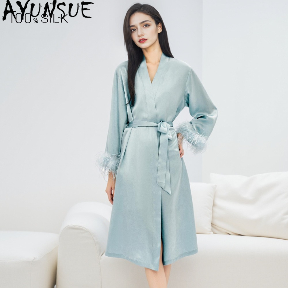 روب نسائي من حرير التوت الطبيع - مراجعة Summer House Clothing وسعره