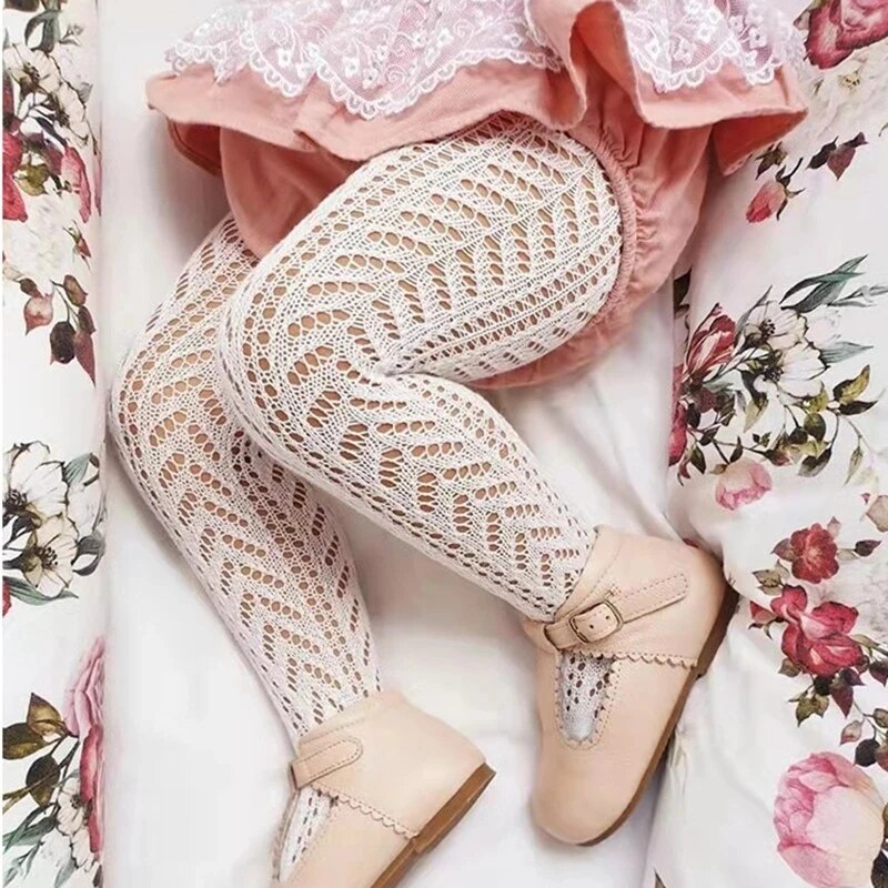 جوارب شبكية مجوفة للفتيات الصغ - مراجعة Summer Clothing Toddler وسعره