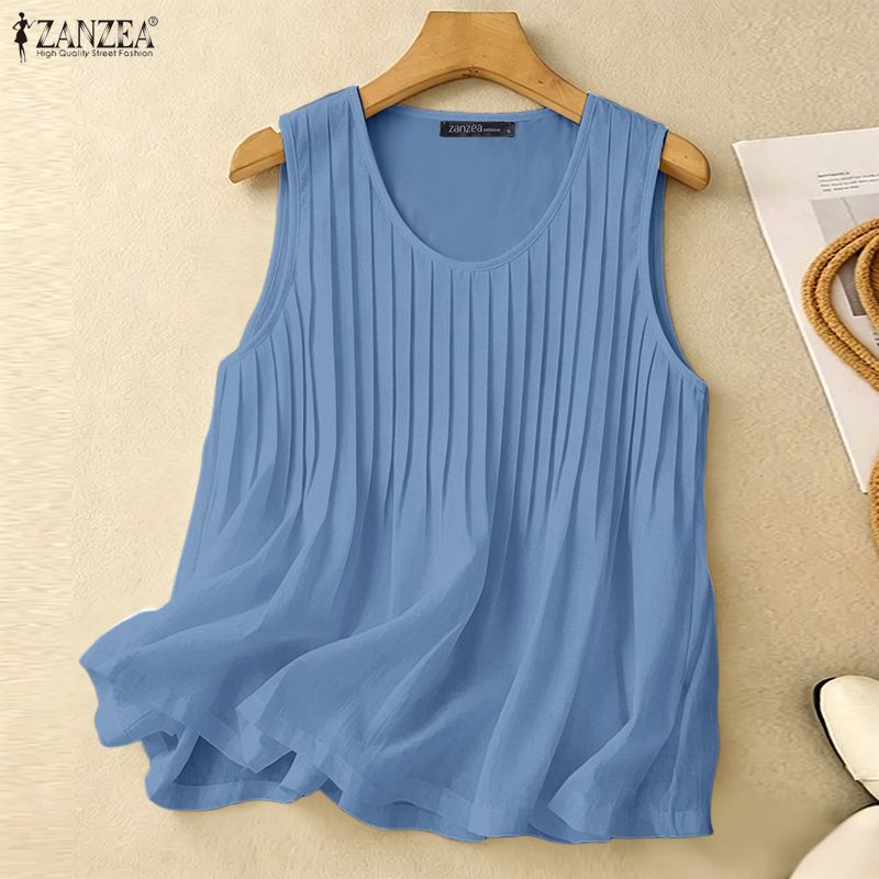 بلوزة نسائية صيفية من ZANZEA ب - مراجعة Summer Clothing Plus Size وسعره