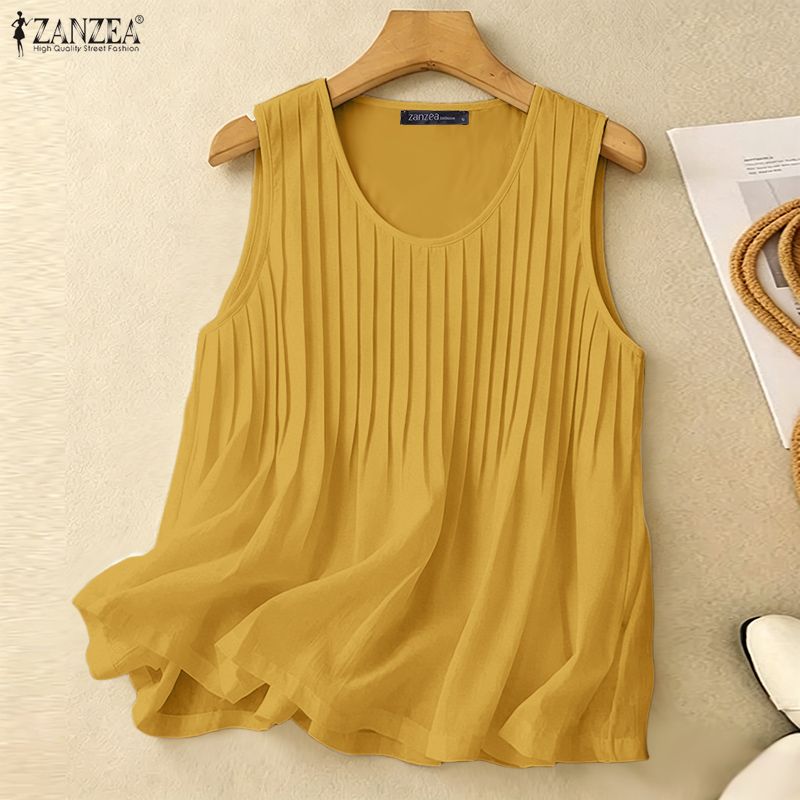 بلوزة نسائية صيفية من ZANZEA ب - مراجعة Summer Clothing Plus Size وسعره