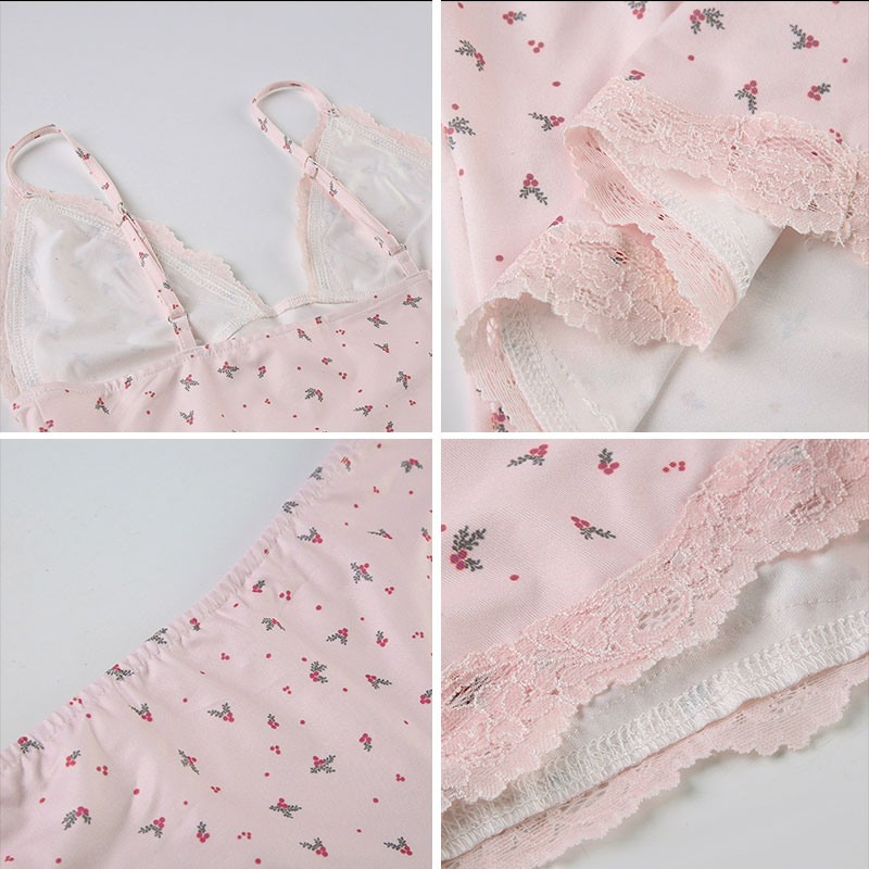 طقم بيجامة نسائي صيفي مزين بال - مراجعة Summer House Clothing وسعره