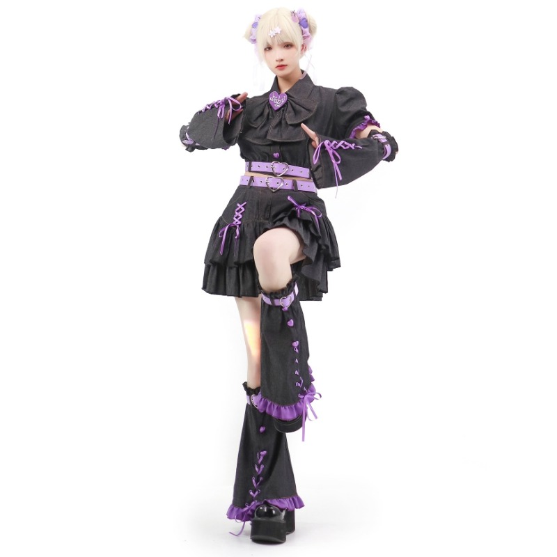 طقم تنورة جينز هاراجاكو للنساء - مراجعة Summer Japanese Clothing وسعره
