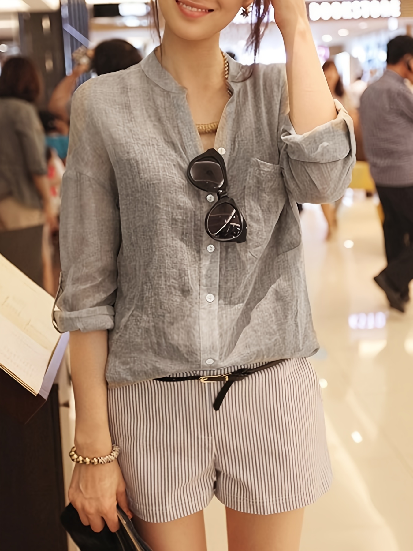 قميص نسائي مقاس كبير للربيع وا - مراجعة Summer Clothing Essentials Women وسعره