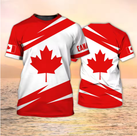 تي شيرتات كندا بطبعة ثلاثية ال - مراجعة Summer Clothing Canada وسعره