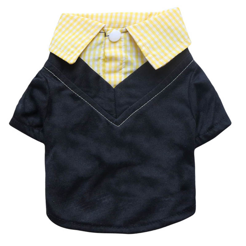 منقوشة الكلب قميص وهمية قطعتين - مراجعة Summer Dog Clothing وسعره