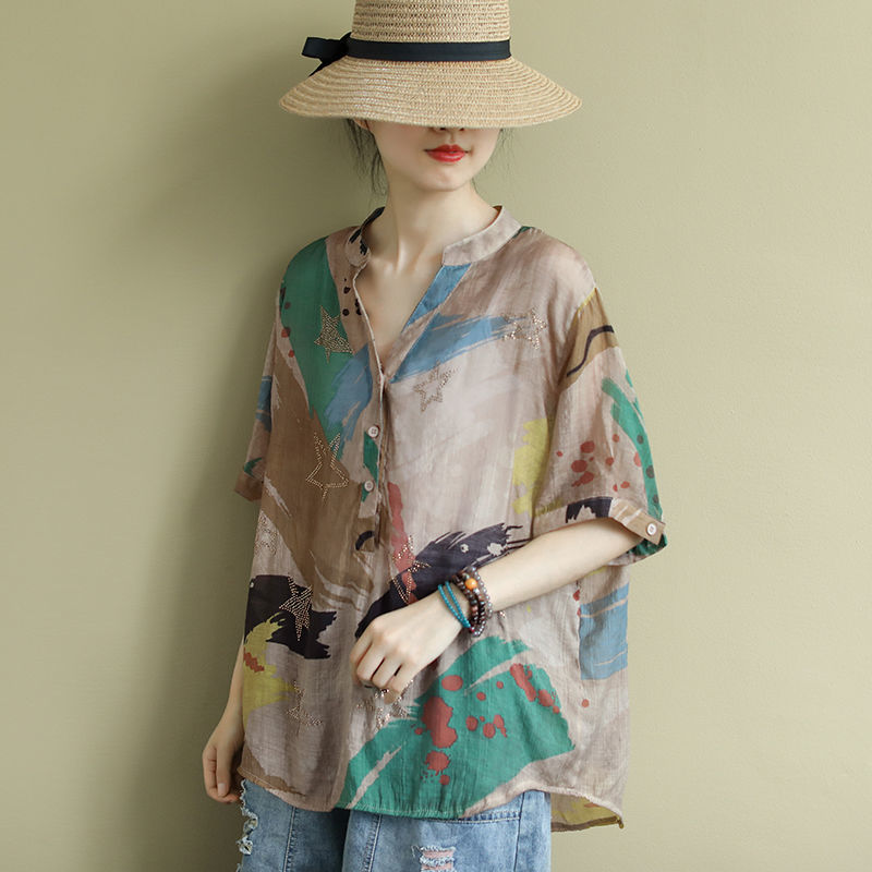 النمط الصيني Vintage ملابس نسا - مراجعة Summer Linen Clothing For Women وسعره