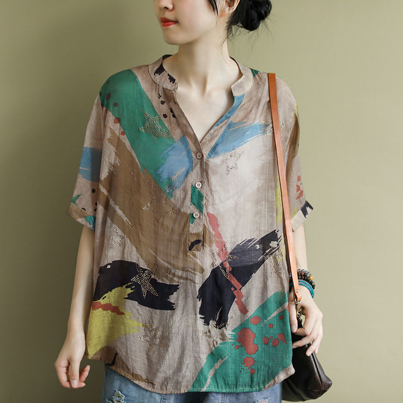 النمط الصيني Vintage ملابس نسا - مراجعة Summer Linen Clothing For Women وسعره