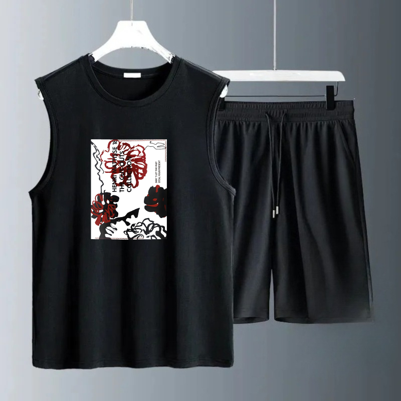 طقم تيشيرتات رجالية بدون أكمام - مراجعة Summer Clothing Tops وسعره