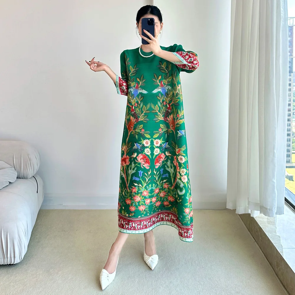 فستان مياكي مطبوع عتيق فساتين  - مراجعة Summer Clothing Essentials Women وسعره