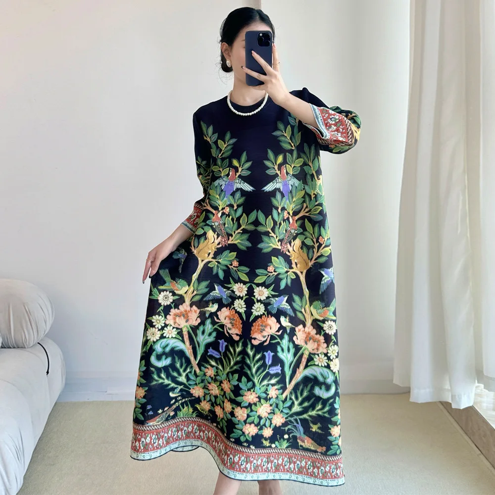 فستان مياكي مطبوع عتيق فساتين  - مراجعة Summer Clothing Essentials Women وسعره