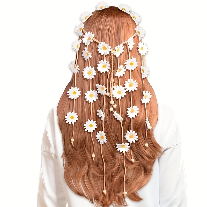 عصابة رأس على شكل زهرة هيبي، ت - مراجعة Summer Linen Clothing For Women وسعره