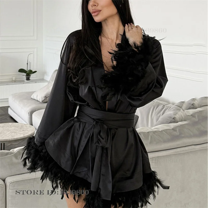 روب نسائي مثير بالريش، فستان ن - مراجعة Summer House Clothing وسعره