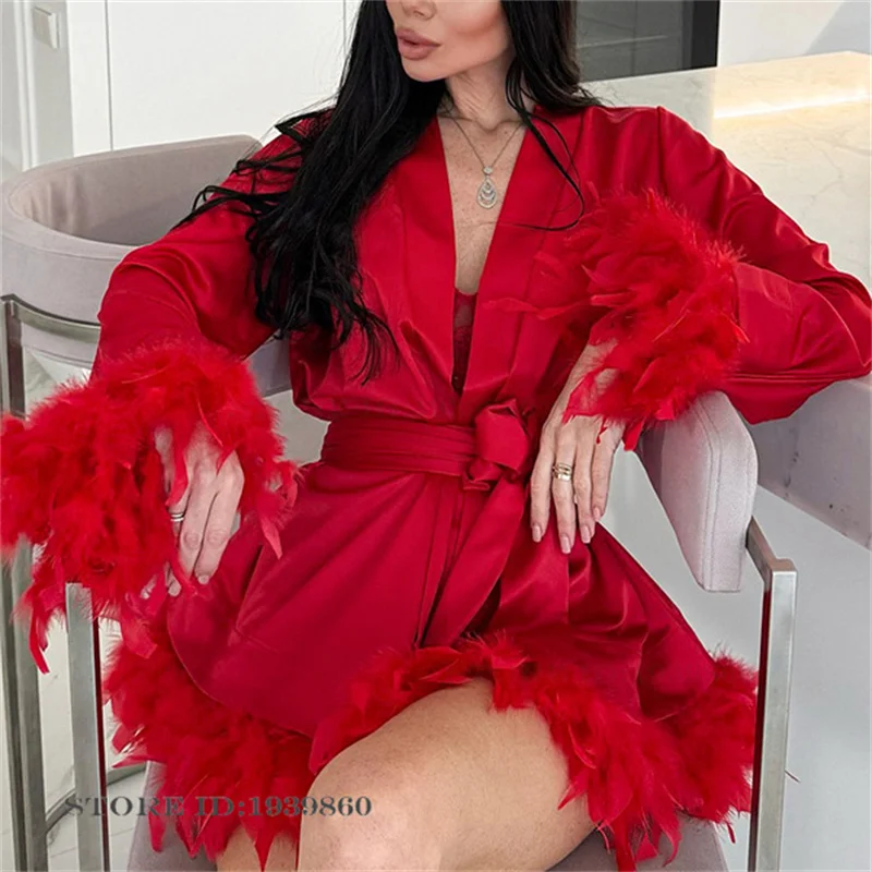 روب نسائي مثير بالريش، فستان ن - مراجعة Summer House Clothing وسعره