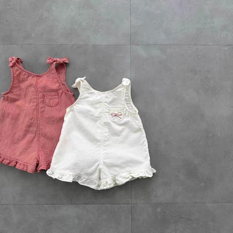 رومبير صيفي للبنات مع مريلة وش - مراجعة Summer Clothing Toddler وسعره