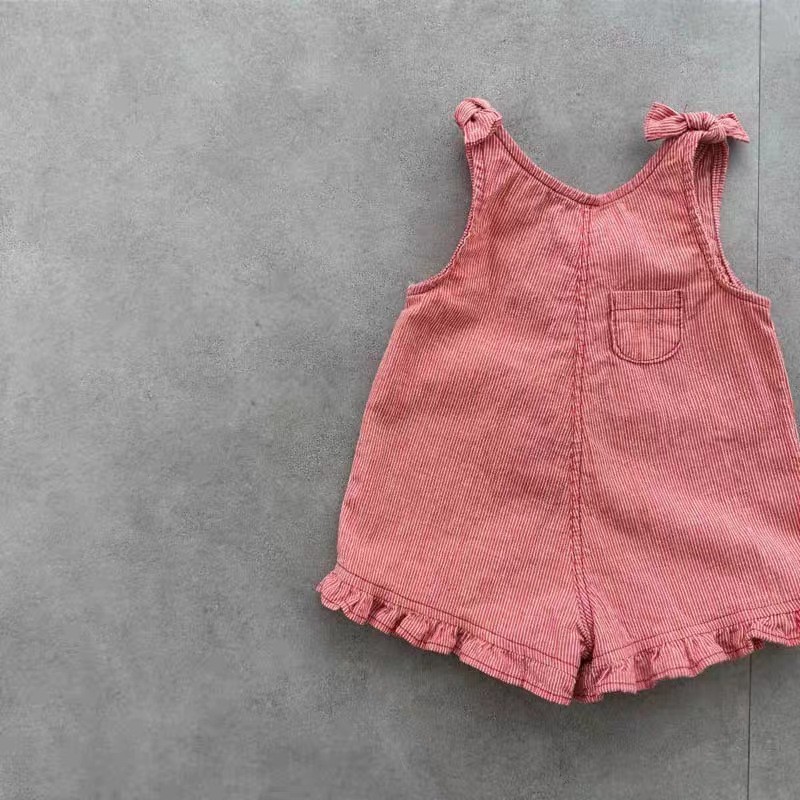 رومبير صيفي للبنات مع مريلة وش - مراجعة Summer Clothing Toddler وسعره