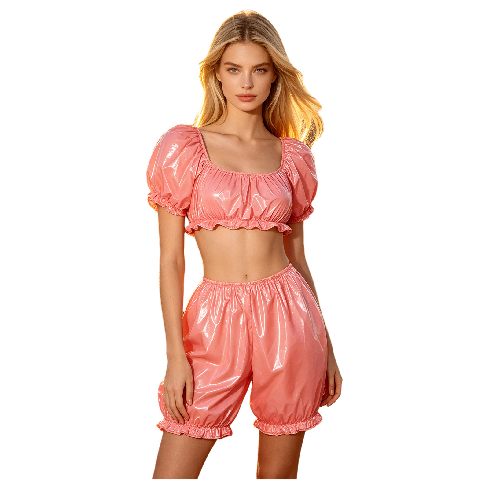 طقم ملابس منزلية للرضاعة من قط - مراجعة Summer Clothing Tops وسعره