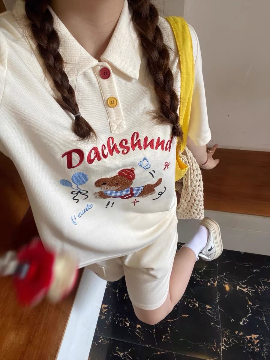 Kawaii التطريز الكلب اليابان ن - مراجعة Summer Dog Clothing وسعره