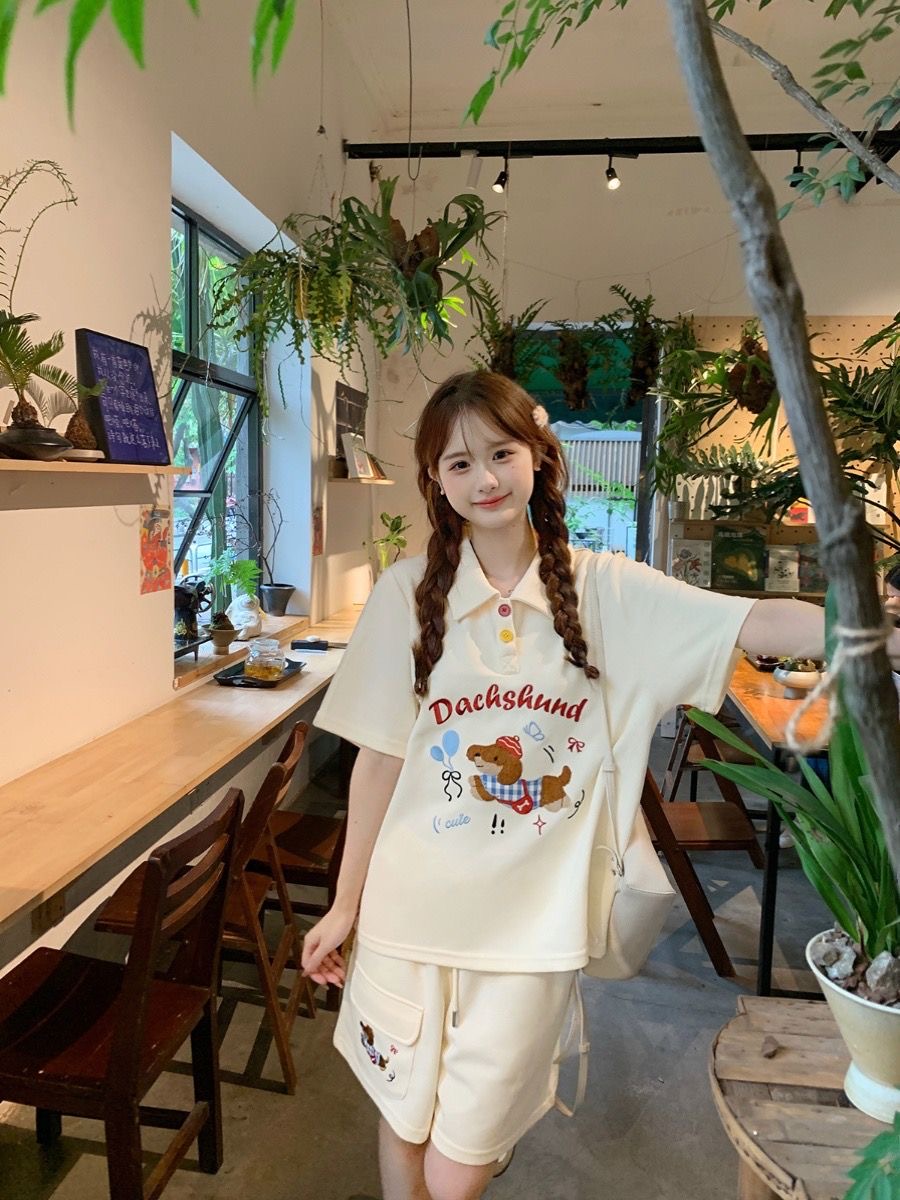 Kawaii التطريز الكلب اليابان ن - مراجعة Summer Dog Clothing وسعره